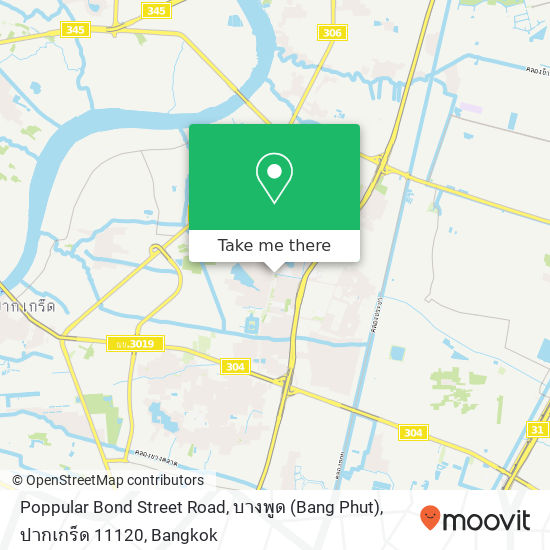 Poppular Bond Street Road, บางพูด (Bang Phut), ปากเกร็ด 11120 map