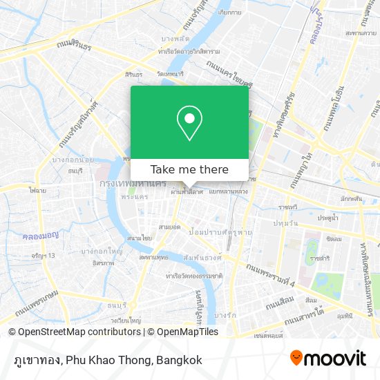 ภูเขาทอง, Phu Khao Thong map