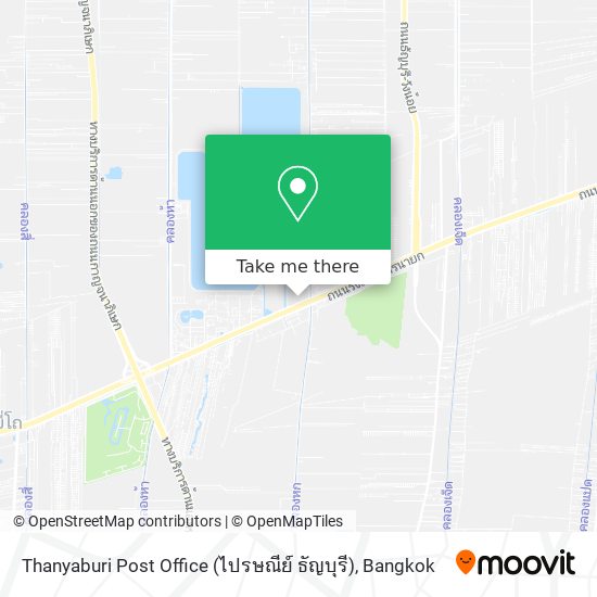 Thanyaburi Post Office (ไปรษณีย์ ธัญบุรี) map