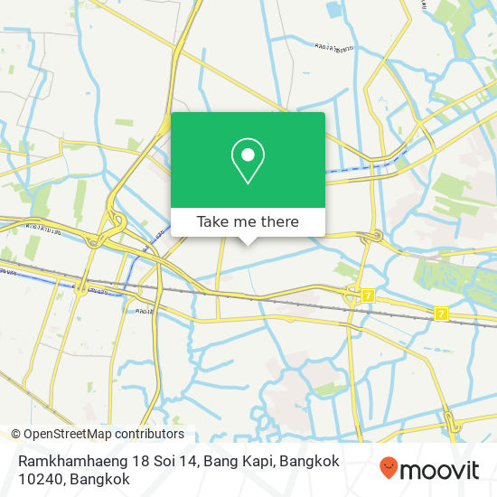 Ramkhamhaeng 18 Soi 14, Bang Kapi, Bangkok 10240 map