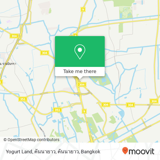 Yogurt Land, คันนายาว, คันนายาว map