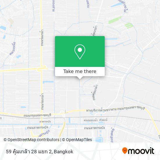 59 คุ้มเกล้า 28 แยก 2 map