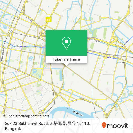 Suk 23 Sukhumvit Road, 瓦塔那县, 曼谷 10110 map