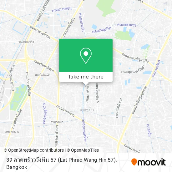 39 ลาดพร้าววังหิน 57 (Lat Phrao Wang Hin 57) map