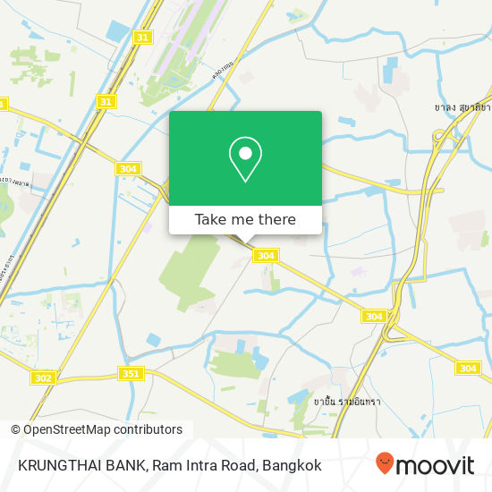 KRUNGTHAI BANK, Ram Intra Road map