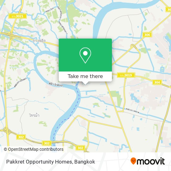 Pakkret Opportunity Homes map