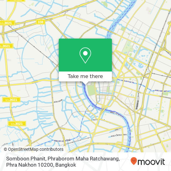 Somboon Phanit, Phraborom Maha Ratchawang, Phra Nakhon 10200 map
