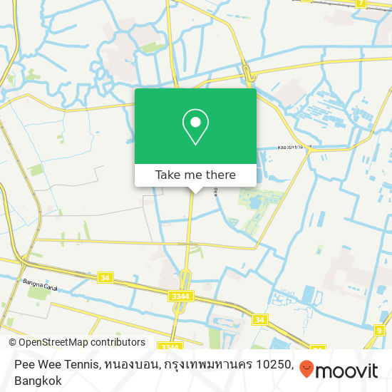 Pee Wee Tennis, หนองบอน, กรุงเทพมหานคร 10250 map