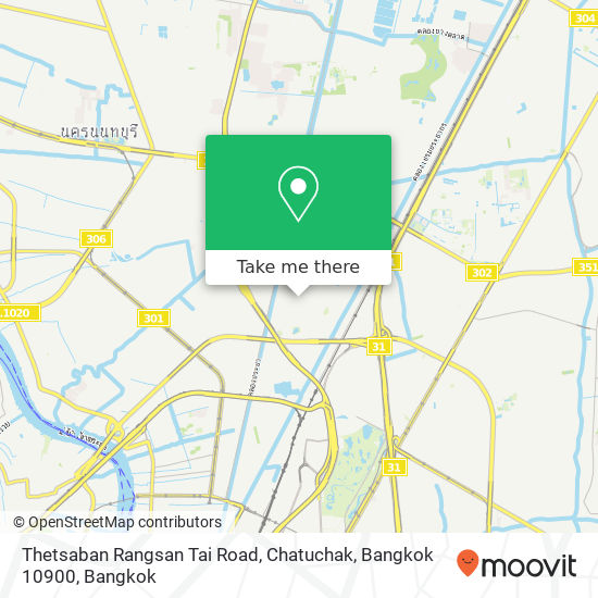 Thetsaban Rangsan Tai Road, Chatuchak, Bangkok 10900 map