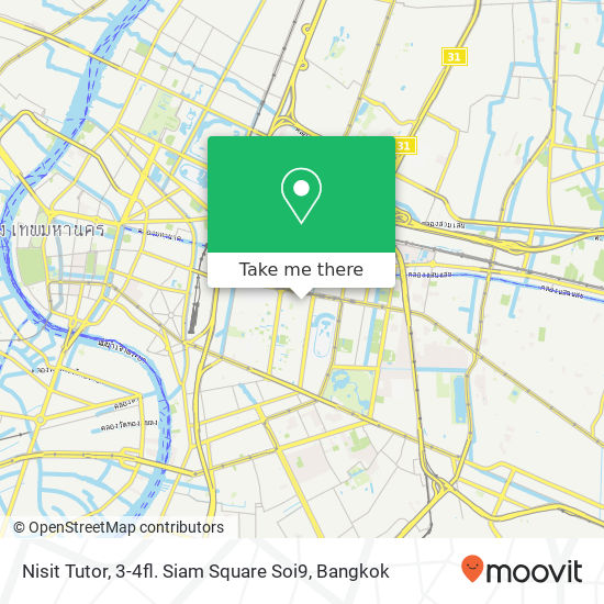 Nisit Tutor, 3-4fl. Siam Square Soi9 map