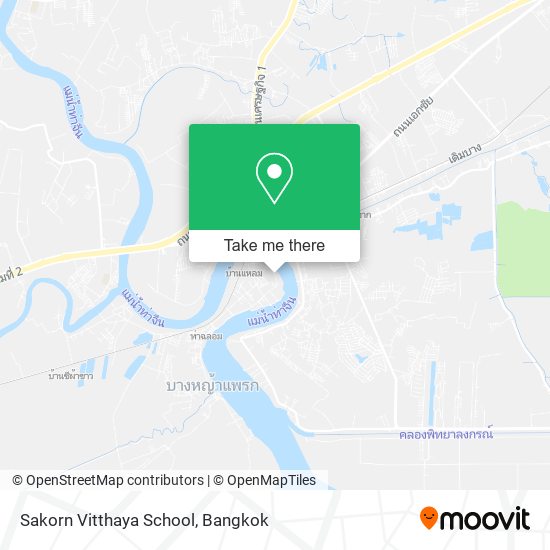 Sakorn Vitthaya School map