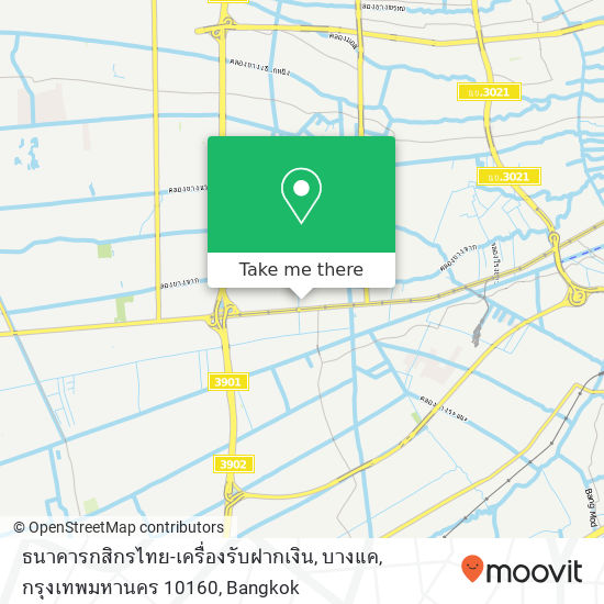 ธนาคารกสิกรไทย-เครื่องรับฝากเงิน, บางแค, กรุงเทพมหานคร 10160 map