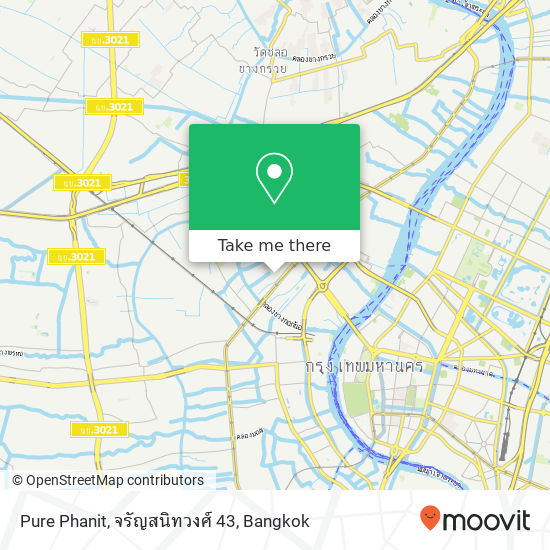 Pure Phanit, จรัญสนิทวงศ์ 43 map