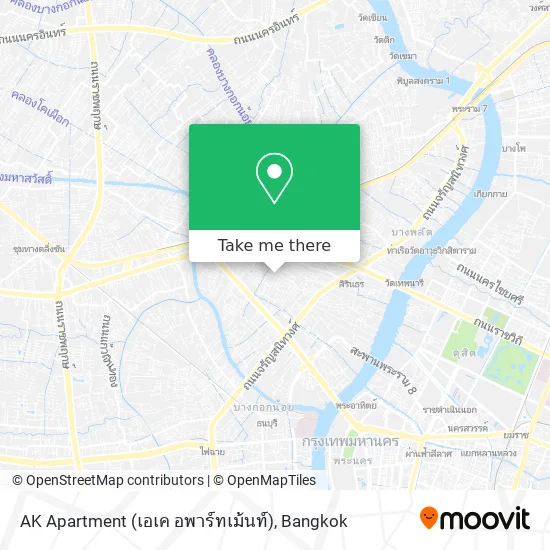 AK Apartment (เอเค อพาร์ทเม้นท์) map