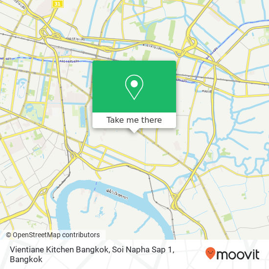 Vientiane Kitchen Bangkok, Soi Napha Sap 1 map