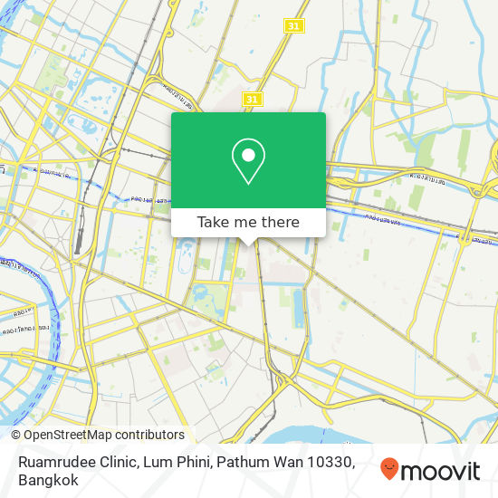 Ruamrudee Clinic, Lum Phini, Pathum Wan 10330 map