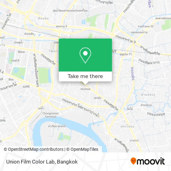Union Film Color Lab map