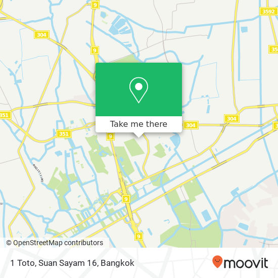 1 Toto, Suan Sayam 16 map
