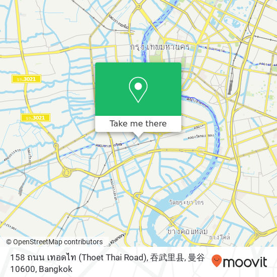 158 ถนน เทอดไท (Thoet Thai Road), 吞武里县, 曼谷 10600 map