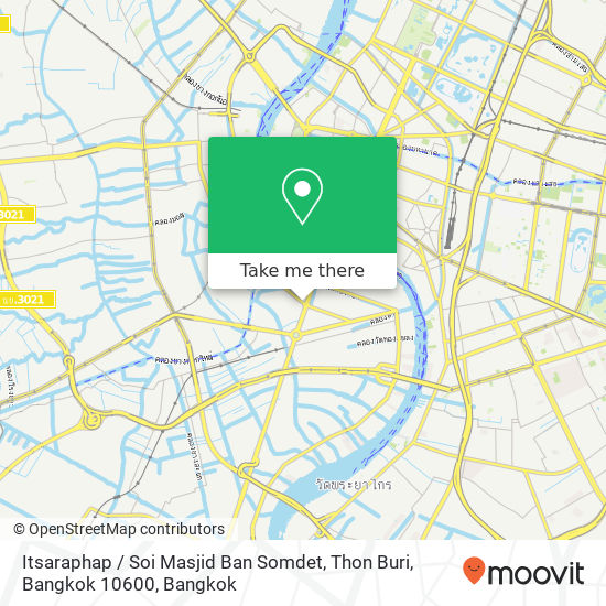 Itsaraphap / Soi Masjid Ban Somdet, Thon Buri, Bangkok 10600 map