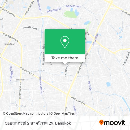 ซอยสหกรณ์ 2 นาคนิวาส 29 map