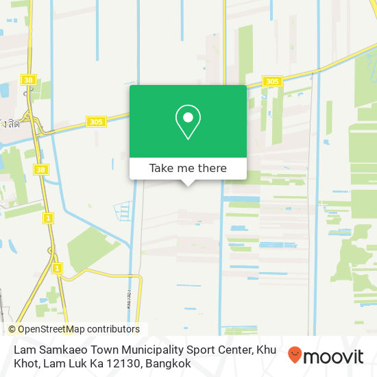 Lam Samkaeo Town Municipality Sport Center, Khu Khot, Lam Luk Ka 12130 map