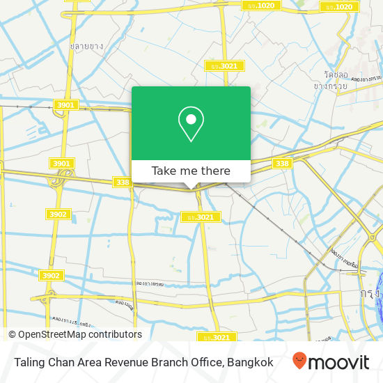Taling Chan Area Revenue Branch Office map