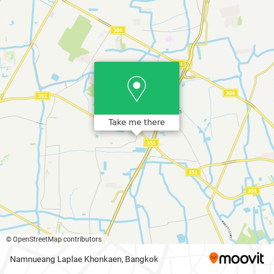 Namnueang Laplae Khonkaen map