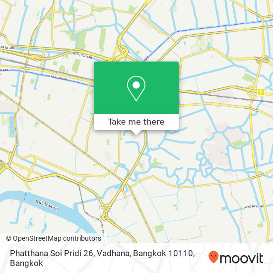 Phatthana Soi Pridi 26, Vadhana, Bangkok 10110 map