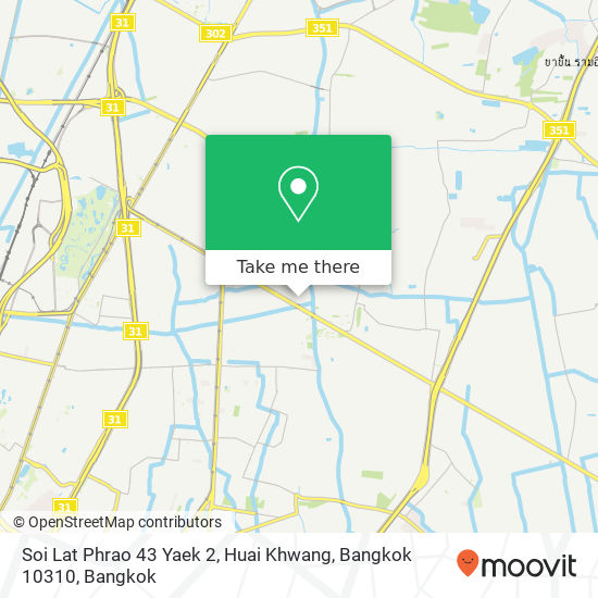 Soi Lat Phrao 43 Yaek 2, Huai Khwang, Bangkok 10310 map