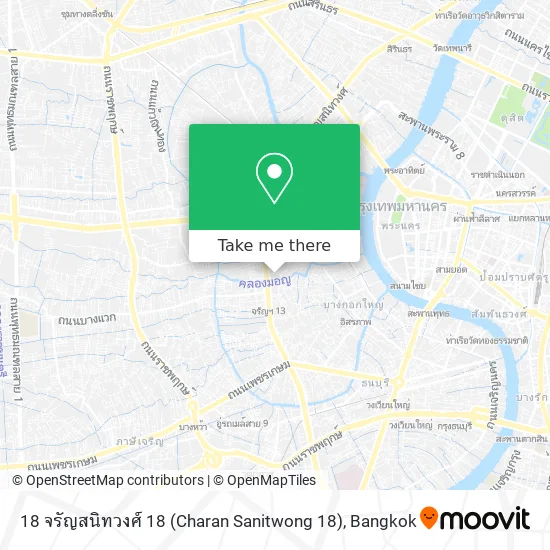 18 จรัญสนิทวงศ์ 18 (Charan Sanitwong 18) map