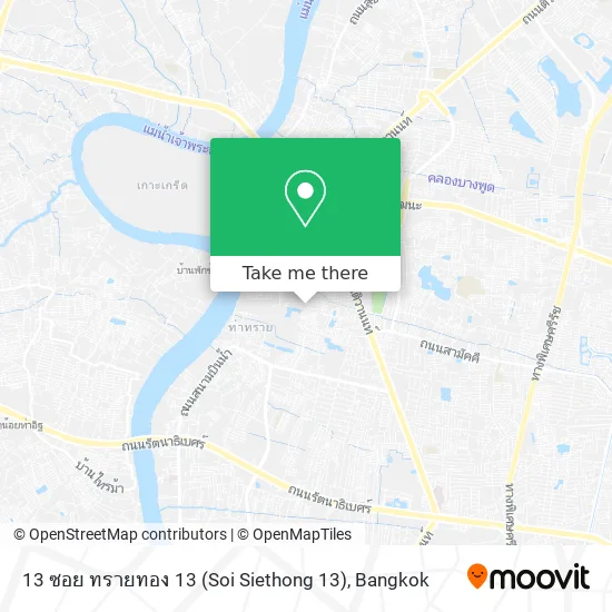 13 ซอย ทรายทอง 13 (Soi Siethong 13) map