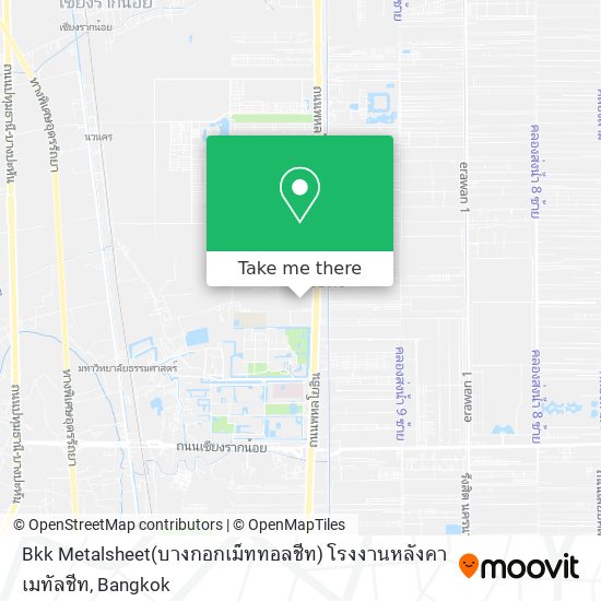 Bkk Metalsheet(บางกอกเม็ททอลชีท) โรงงานหลังคาเมทัลชีท map