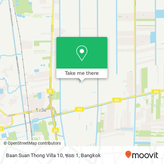 Baan Suan Thong Villa 10, ซอย 1 map