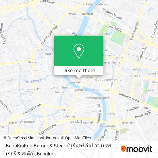 BurinKinKao Burger & Steak (บุรินทร์กินข้าว เบอร์เกอร์ & สเต๊ก) map