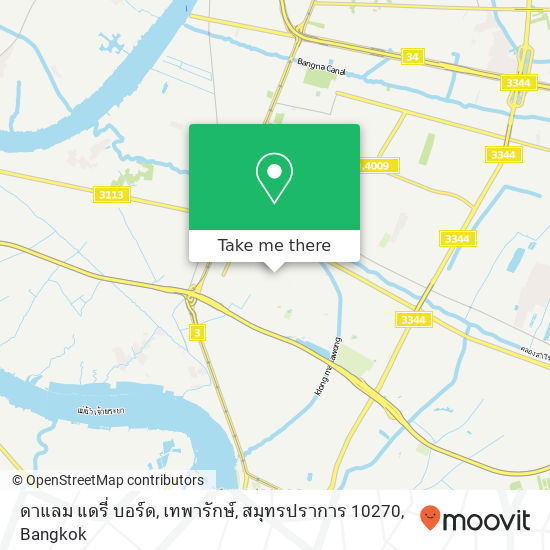 ดาแลม แดรี่ บอร์ด, เทพารักษ์, สมุทรปราการ 10270 map