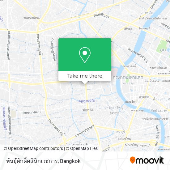 พันธุ์ศักดิ์คลินิกเวชการ map