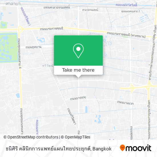 ธนิศิริ คลินิกการแพทย์แผนไทยประยุกต์ map