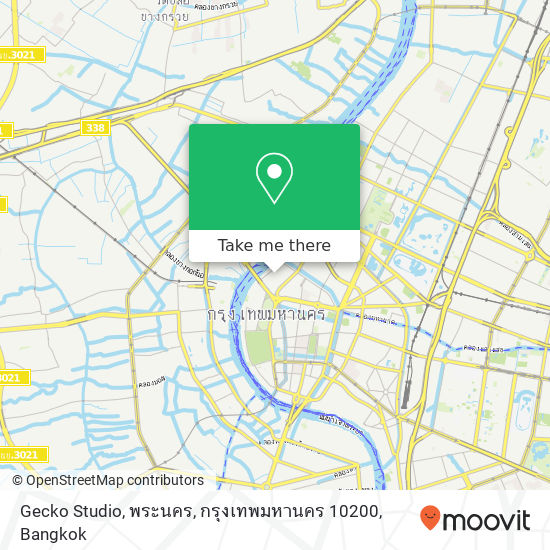 Gecko Studio, พระนคร, กรุงเทพมหานคร 10200 map