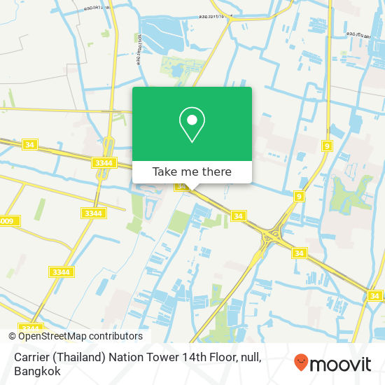 Carrier (Thailand) Nation Tower 14th Floor, null map