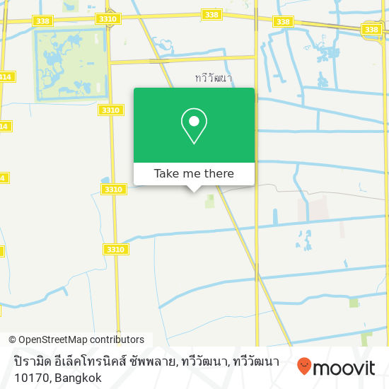 ปิรามิด อีเล็คโทรนิคส์ ซัพพลาย, ทวีวัฒนา, ทวีวัฒนา 10170 map