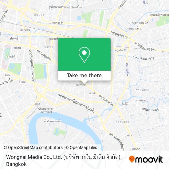 Wongnai Media Co., Ltd. (บริษัท วงใน มีเดีย จำกัด) map