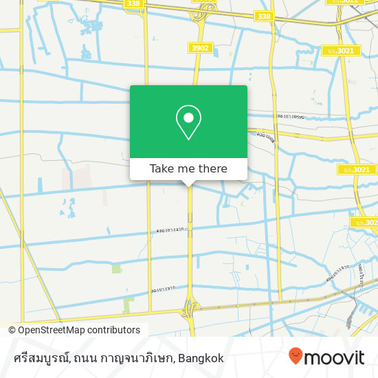 ศรีสมบูรณ์, ถนน กาญจนาภิเษก map