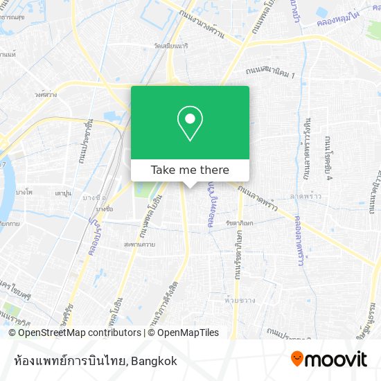 ห้องแพทย์การบินไทย map