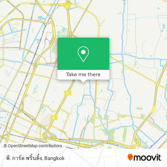 พี. การ์ด พริ้นติ้ง map