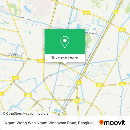 Ngam Wong Wan Ngam Wongwan Road map