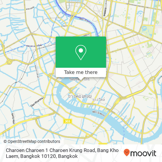 Charoen Charoen 1 Charoen Krung Road, Bang Kho Laem, Bangkok 10120 map