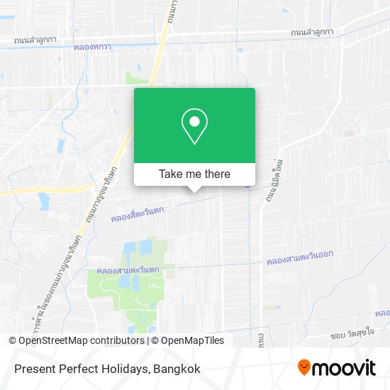 Present Perfect Holidays map