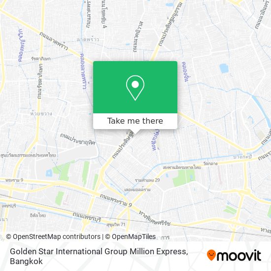Golden Star International Group Million Express map
