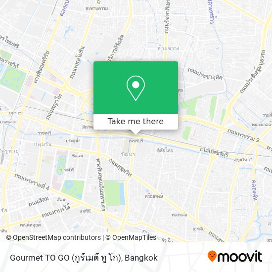 Gourmet TO GO (กูร์เมต์ ทู โก) map